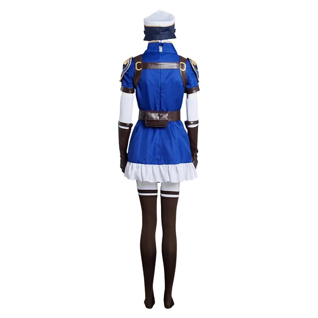 Game LOL Arcane Caitlyn the Sheriff of Piltover Cosplay Costume Outfits Halloween Carnival League of Legends