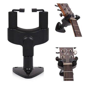 

1 Pcs Guitar Hanger Hook Holder Wall Mount Stand Rack Bracket Display For Guitars Bass Ukulele String Instrument Accessories