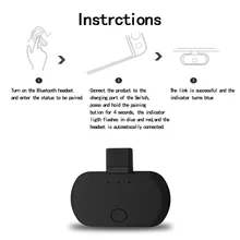 B26 launch черный конвертер один для двух CSR Bluetooth 5,0 прочный Быстрая зарядка передатчик беспроводной аудио адаптер практичный