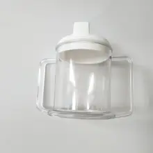 1 шт 10 унций пластиковая чашка с защитой от перелива чашка с двумя ручками для чая, кофе, молока