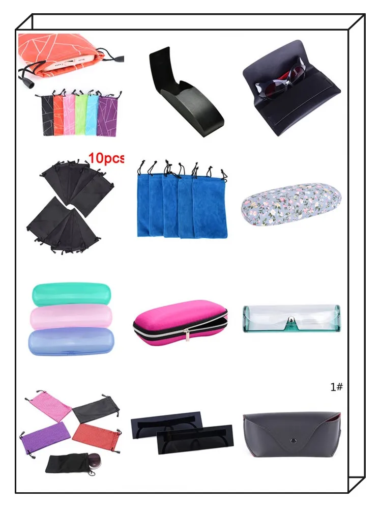 Multistyle Portable Glasses Case Box Multi-Functional Eyewear Carry Bag Glasses Dust Scratch-proof Waterproof Container Hot Sale