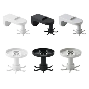 

Retractable Hang Hook Seamless Kitchen Hook Free Perforated Wall Mount Kitchenware Spatula Spoon Tool Storage Rotary Hook