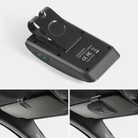 Bluetooth Speaker Handsfree Car Kit Sun Visor Clip Wireless Audio Receiver Speakerphone Loud Music Player Dual Microphone - Image 3