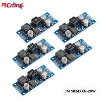 

5pcs Micro Boost Converter Output Voltage Module DC 4.8-35V to DC 15V