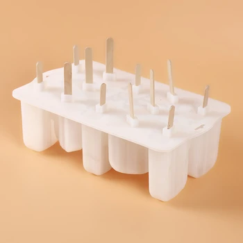 

Silicone Ice Cream Tubs Eco-Friendly Popsicle Mold Household Silicone Non-toxic Child Ice Cream Tools Kitchen Gadgets