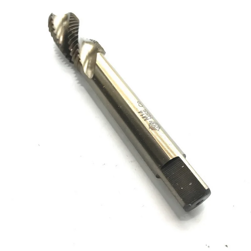 Free shipping of 1pc M12 M18 HSS M35 Co5 Full CNC grinded spiral flute