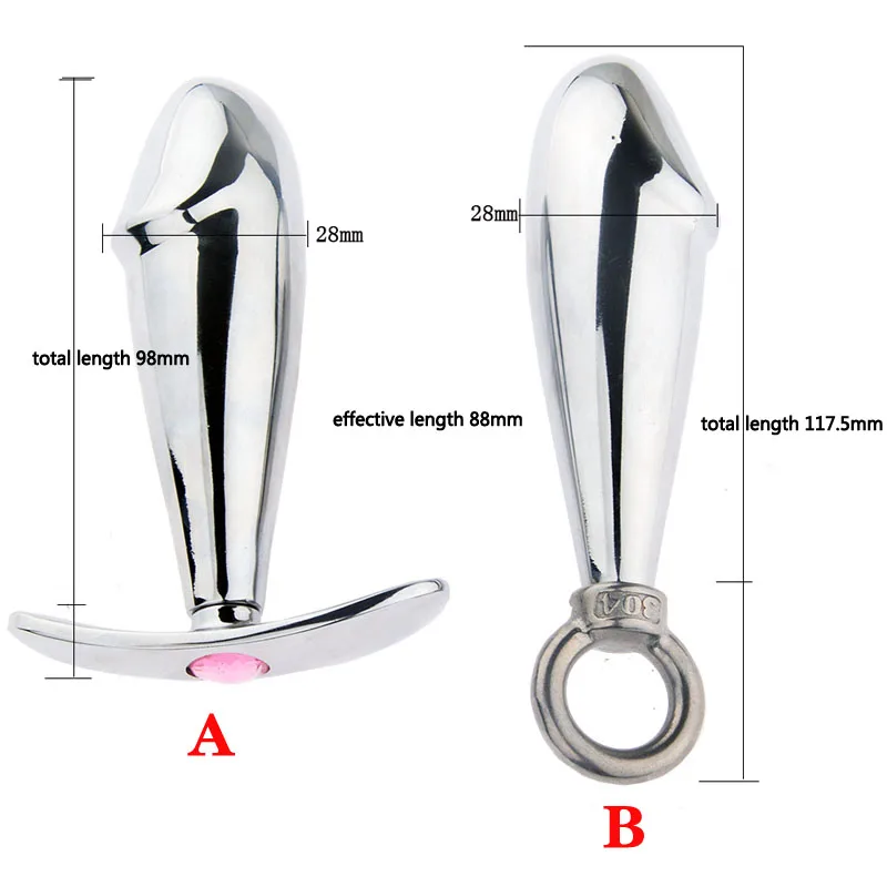 Metal Anal Plug BDSM Sex Toys For Women/Men Butt Plug Dildo Anal Dilator Anus Masturbator Erotic Adult Products Ass Plug