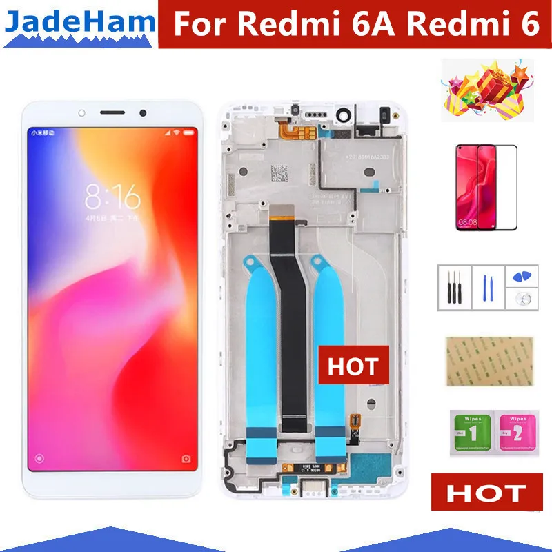 Оригинальный сенсорный ЖК экран 5 45 дюйма для XIAOMI Redmi 6A дигитайзер дисплей|Экраны