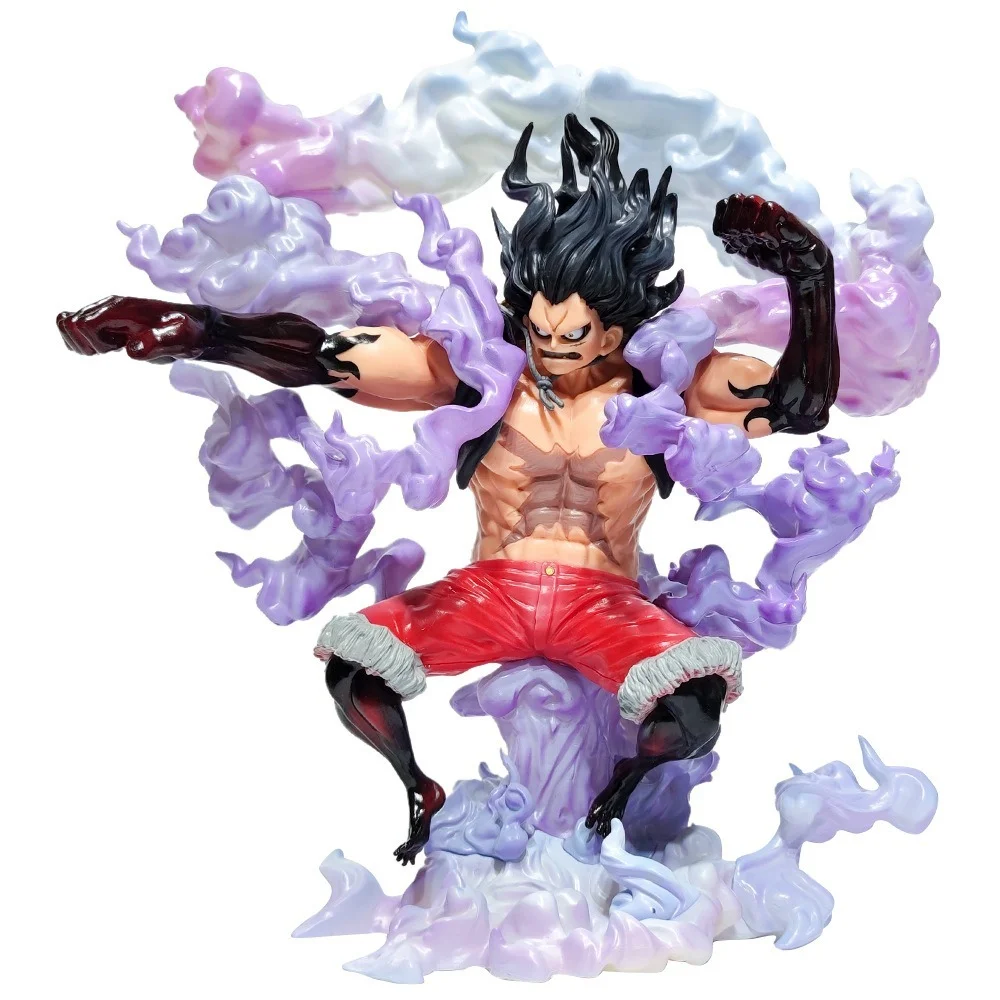 One Piece GK Anime Action Figure Wano Gear 4 Monkey D Luffy Figma Figurine  26cm PVC Model Snake Man Desktop StatueToys Kid