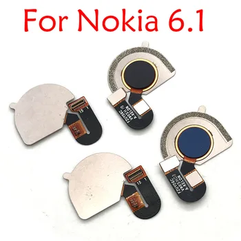 

10Pcs/Lot,Home Button FingerPrint Touch ID Sensor Flex Cable Ribbon For Nokia 6 2018 6.1 5.5 inch" Replacement Parts