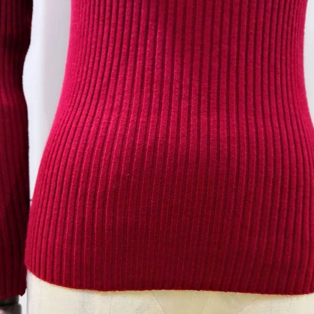 6 цветов, осень, женский свитер, высокий эластичный Однотонный свитер с высоким воротом, женский тонкий сексуальный облегающий вязаный пуловер