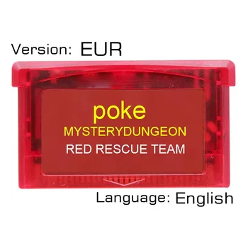 

Poke MySteryDungeon Red RescueTeam 32 Bit Video Cartidge Console Card EUR Version Language English