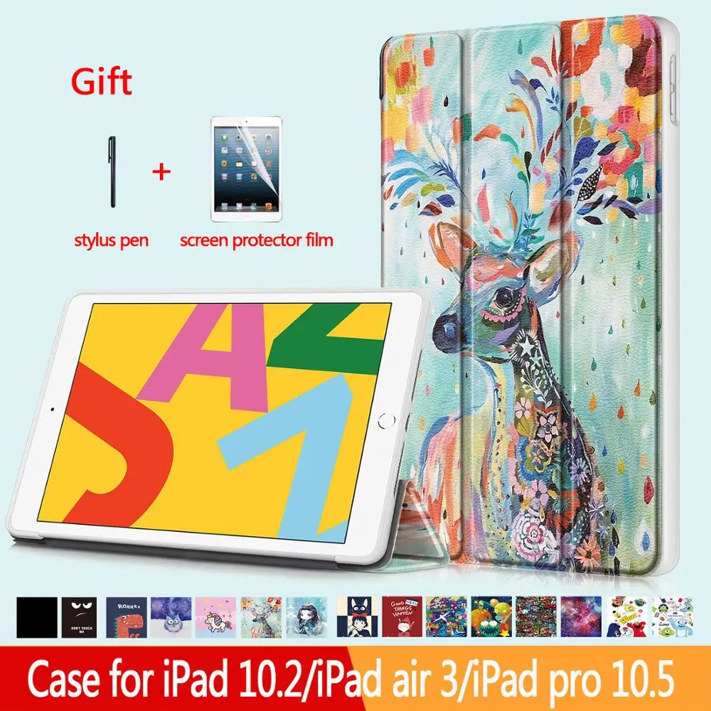 

iPad Cover for iPad 7th Generation Case, New iPad 8th Generation 10.2 inch Case 2020, iPad 10.5 & iPad Air 3 Protective Cover