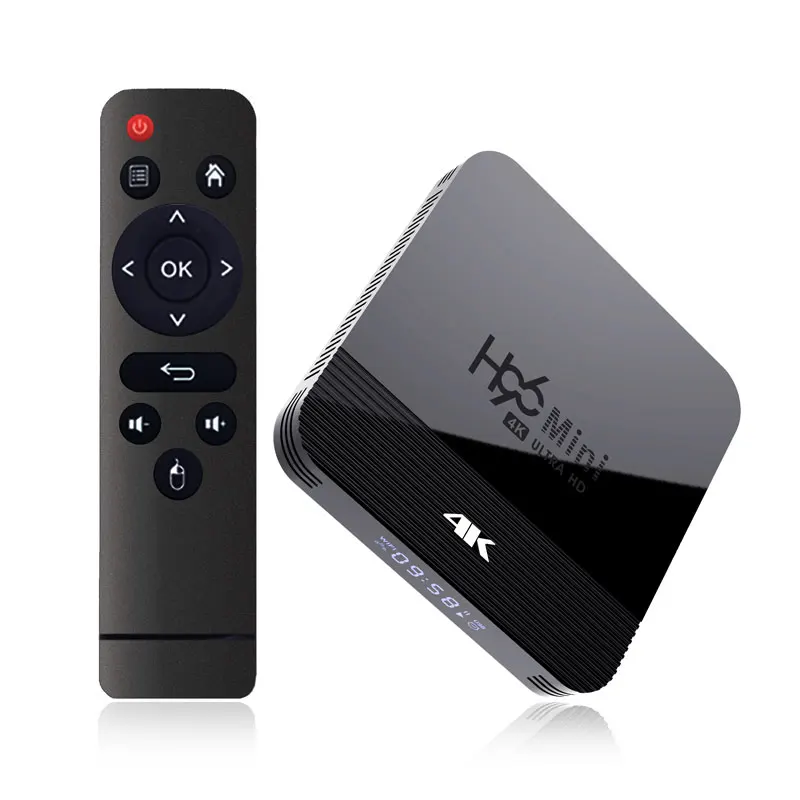 Смарт ТВ приставка Android 9 0 H96 мини H8 RK3228A 2 4G/5G Wifi H.265 4K Netflix Google плеер 3D медиаплеер