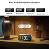 Music Alarm Clock LED Digital Clock 2 Alarms Voice Control Snooze Temperature Display Reloj Despertador Digital with USB Cable ► Photo 3/6