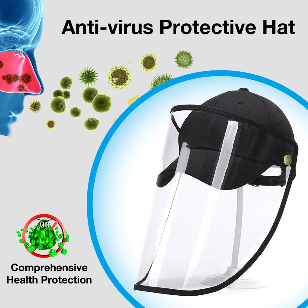 

Windproof Dustproof Hat Full Face Protection Detachable Shield Screen Mask Anti-Dust Fisherman Cap