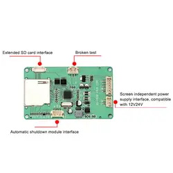 Новый JZ-TS28 2,8 дюймов полный цветной сенсорный экран доска для Ramps1.4 MKS 3d принтер части 999