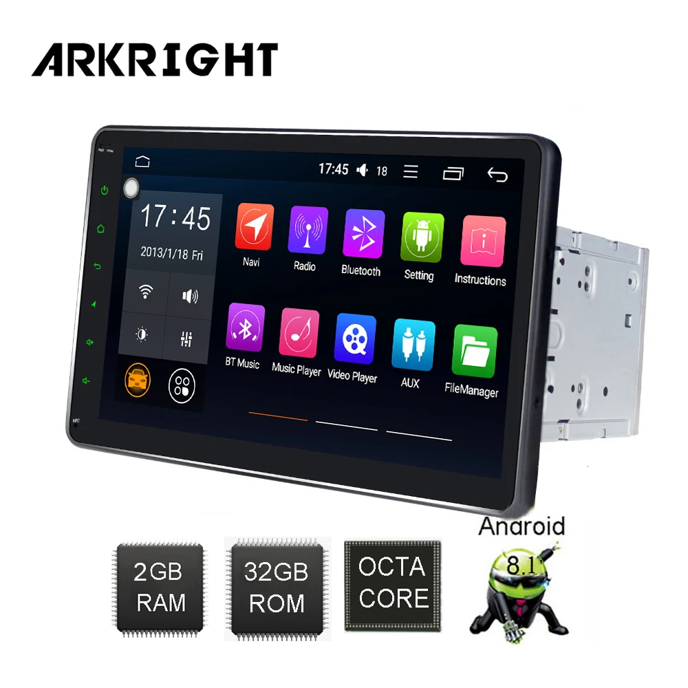 Автомобильный мультимедийный плеер 2 Din Android 10 1 GPS Wi Fi|Мультимедиаплеер для авто| |