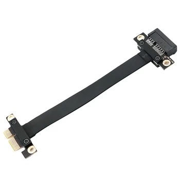 

Pci-E Pci Express 1X To 1X Slot Riser Card Converter Extender Ribbon Adapter Extension Cable Pci-E X1 Gold Plated For Btc Mining