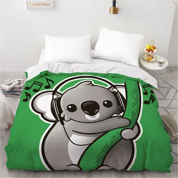 

3D Duvet Cover Sets Bedding Set 3 Piece Quilt Covers and Pillowcases Comforter Case Cartoon Queen Full Twin Size Bed Linen