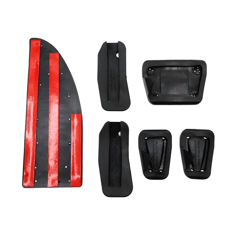 AT MT Car styling Pedals Pad For Ford Fiesta MK7 2009-2015 Aluminum Alloy Pedal Cover For New Fiesta 2009-car pedals pedal cover stainless steel pedal cover