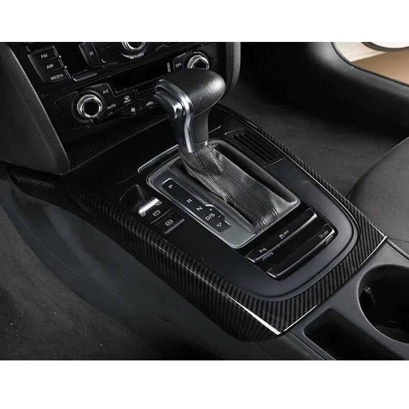 Для Audi A4L/A5 2009- коробка переключения передач автомобиля Панель рамка наклейка крышка ABS салон автомобиля аксессуар Стайлинг