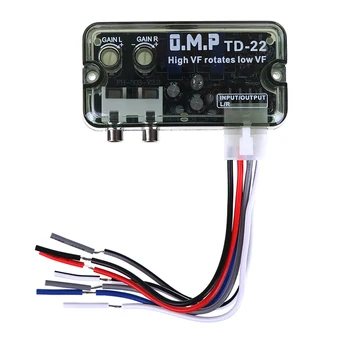 

1PC Auto Car Audio Converter 12V RCA Stereo High To Low Adjustable Converter Adapter