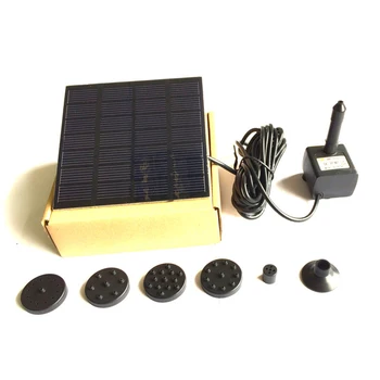 

Solar Power Fountain Submersible Water Pump With Filter Panel Pond Pool Miniature Floating Fountain Garden Supplies