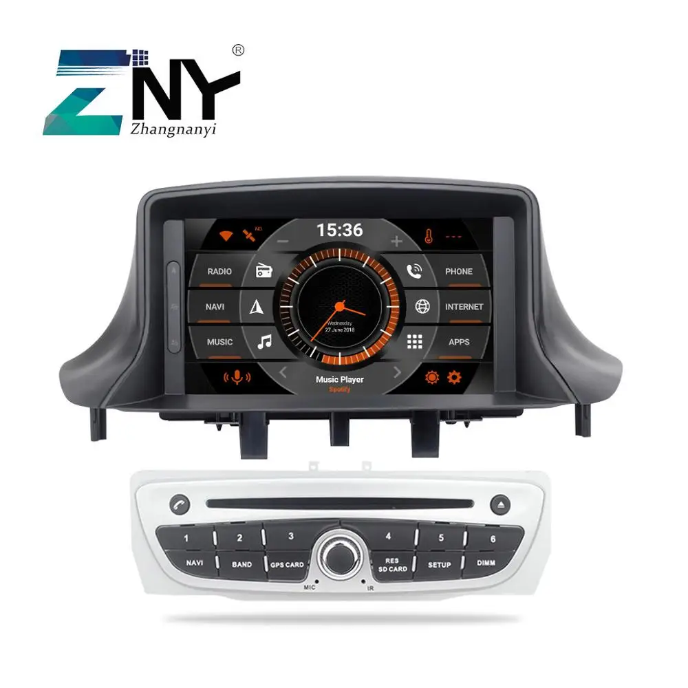 7 &quotAndroid 10 автомобильный стерео GPS для Renault Megane 3 Fluence In Dash Мультимедиа Радио DVD WiFi