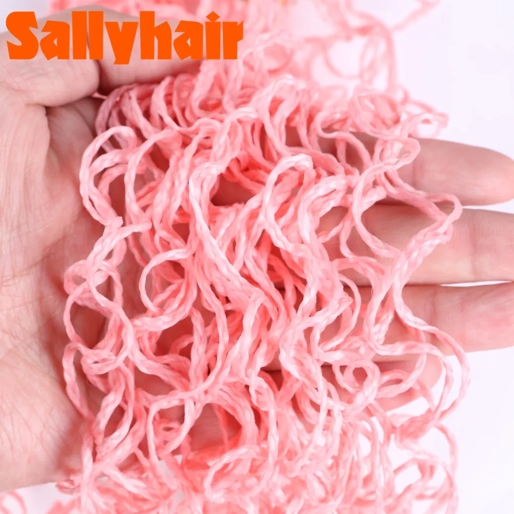 Sallyhair смешанные цвета Zizi косички крючком синтетические удлинители волос пучки