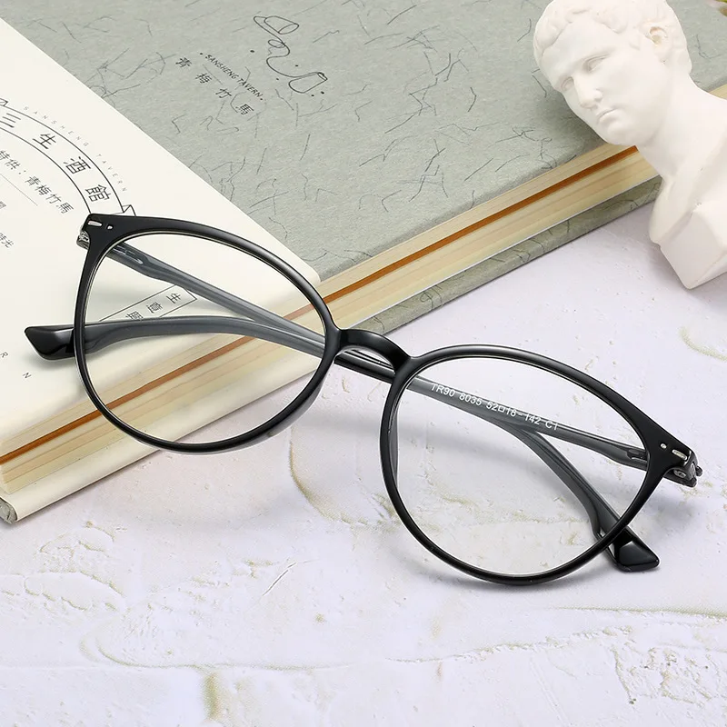 Кошачьи Глаза ультралегкие TR90 готовые очки для близорукости для женщин и мужчин ретро овальные студенческие очки для близорукости диоптрия-0,5-1,0-1,5-2,0-6,0
