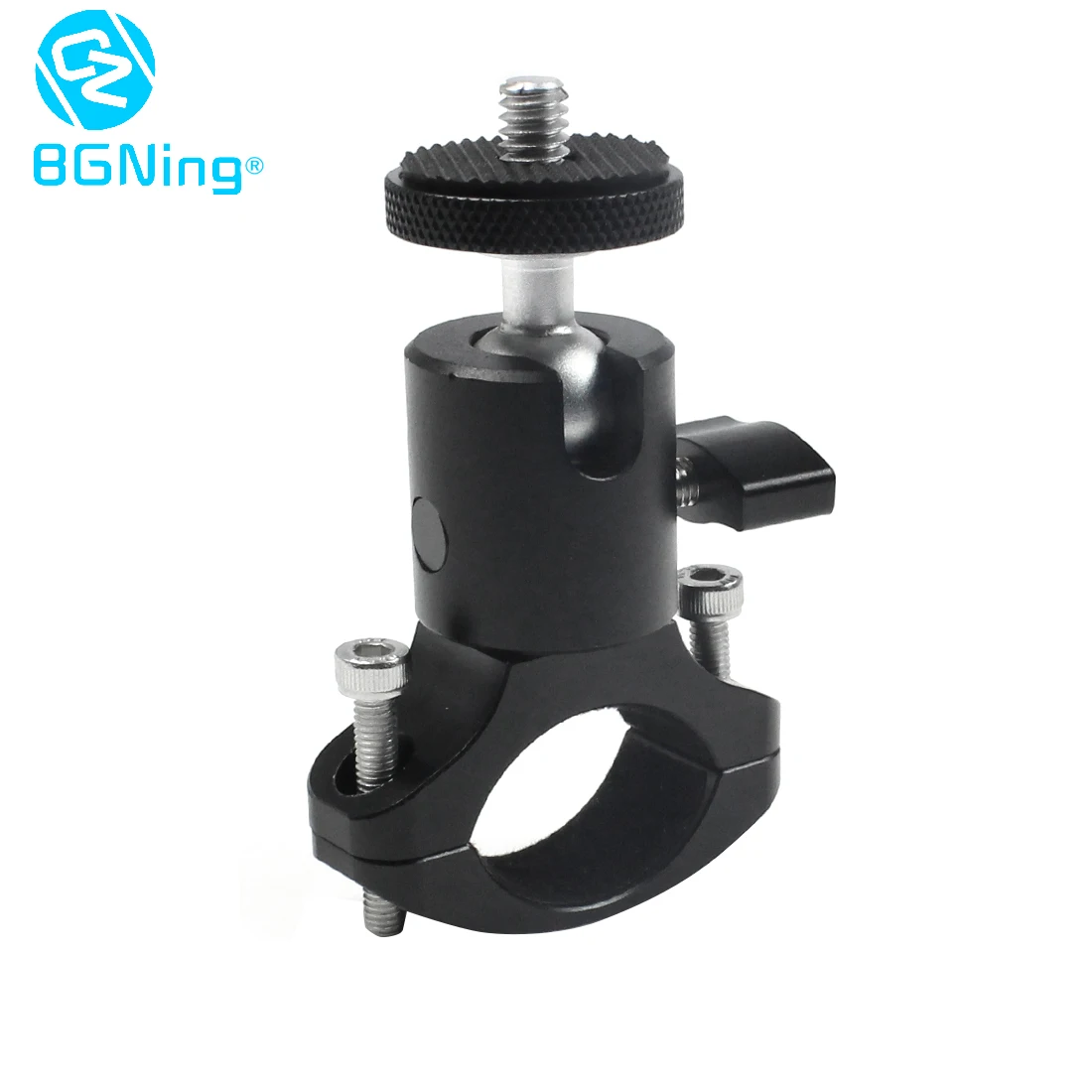 

BGNing 1/4inch Screw Bike Bicycle Handlebar Clip Bracket Ballhead Tripod Mount Screw Clamp for Gopro 7 for SJCAM/Xiaoyi Camera