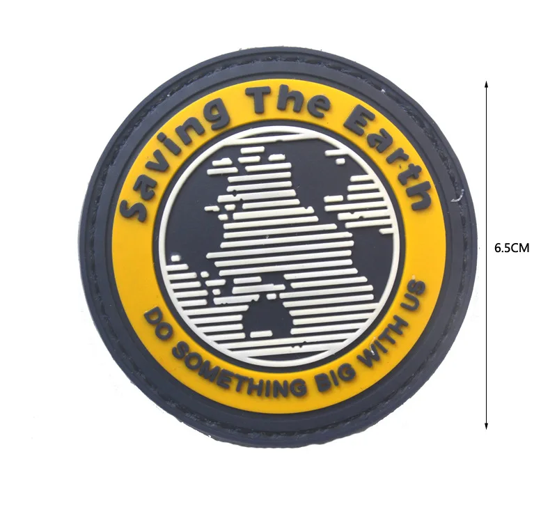 ПВХ патч флаг MLD Снайпер Foxhound зонтик мир мира военно-воздушные силы Морской пломб спартанская Военная нашивка Тактический значок страйкбол нашивки - Цвет: O 6.5 cm