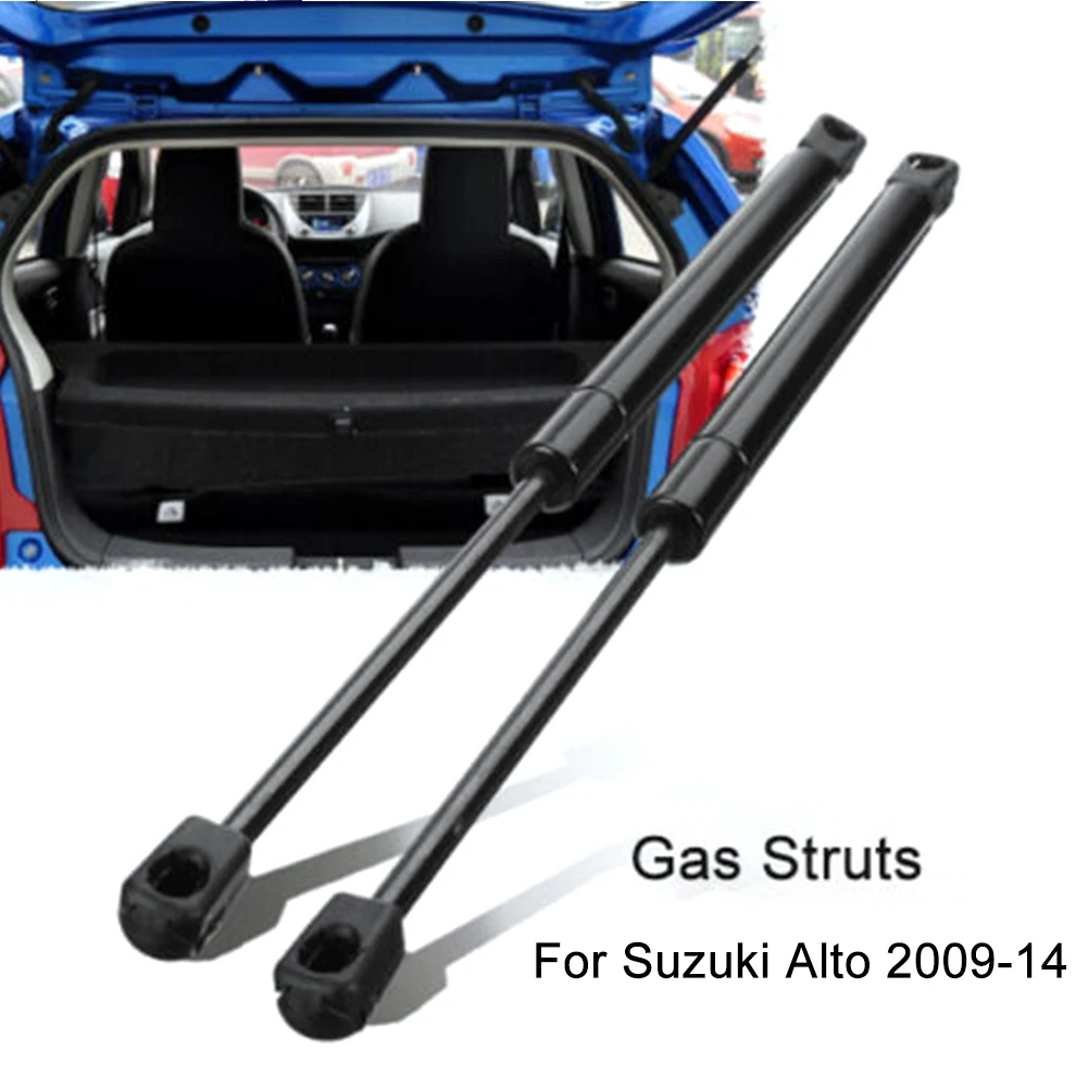 2 шт., Задняя Крышка багажника, стальная Автомобильная амортизирующая балка капота, газовая стойка, набор, поддержка подъема, замена для Suzuki Alto 2009-14
