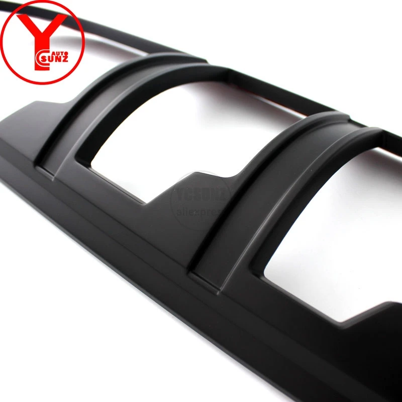 YCSUNZ For Toyota Hiace 2005-2015 abs black tail light cover car accessories for Toyota Hiace Commuter 2008 2009 2010 2012 2014