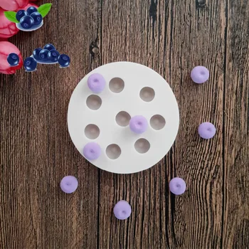 

Blueberry fruit silicone mold DIY cake chocolate bread Mousse dessert fondant mold Baking decoration tool Resin Kitchenware