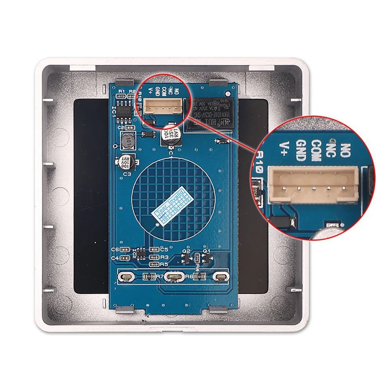 Dc 12V Nc без квадрата, переключатель с контактным датчиком для выхода на дверь и светодиодный светильник