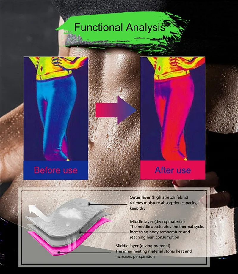 NINGMI Slimming Pants Women Neoprene Sauna Suit Control Panties Weight Loss Hot Sweat Waist Trainer Body Shaper Shorts Keep Warm (13)