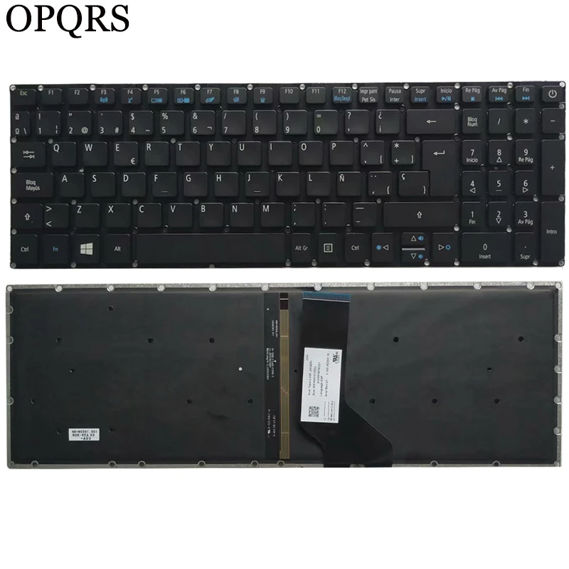 Новая испанская клавиатура для ноутбука Acer Aspire 5 A517 A517-51-5832 A515 A515-51 A515-51G SP keybord