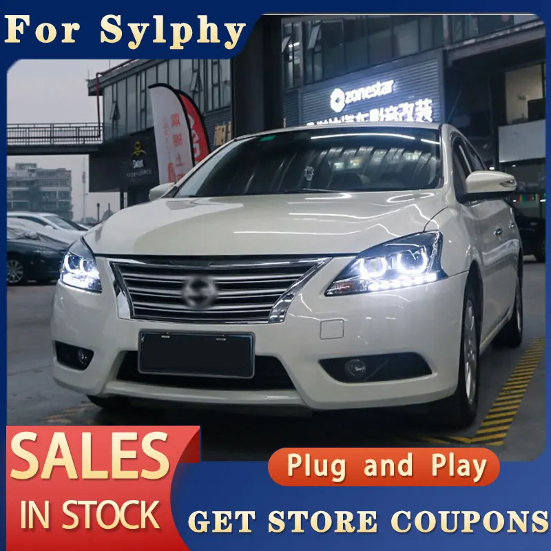 

For Nissan Sylphy Head lights 2012-2015 Sentra LED Head light DRL of the daytime running lights turn signals