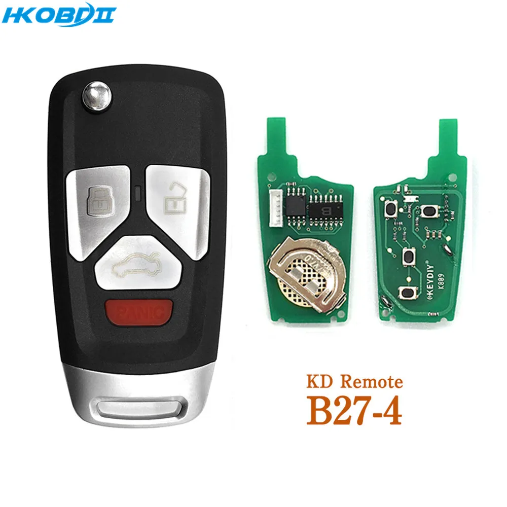 HKOBDII KEYDIY оригинальный KD B27-4 серии B пульты для KD900/MINI KD/URG200 ключевые программисты |