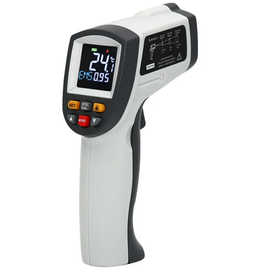 

GT750 Infrared Thermometer Color Screen Kitchen Electronic -50~750C/950C High And Low Temperature Alarm Laser Positioning