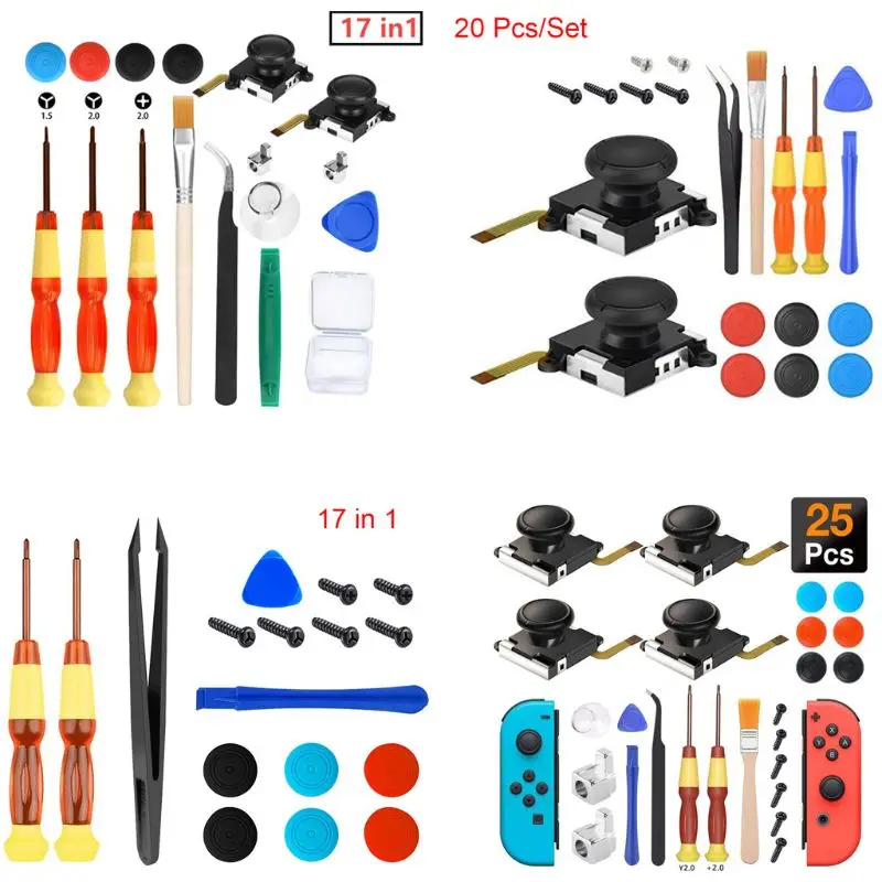 

1 Set 3D Joystick Rocker Stick Disassemble Repair Tool for Switch Game Handle Replacements