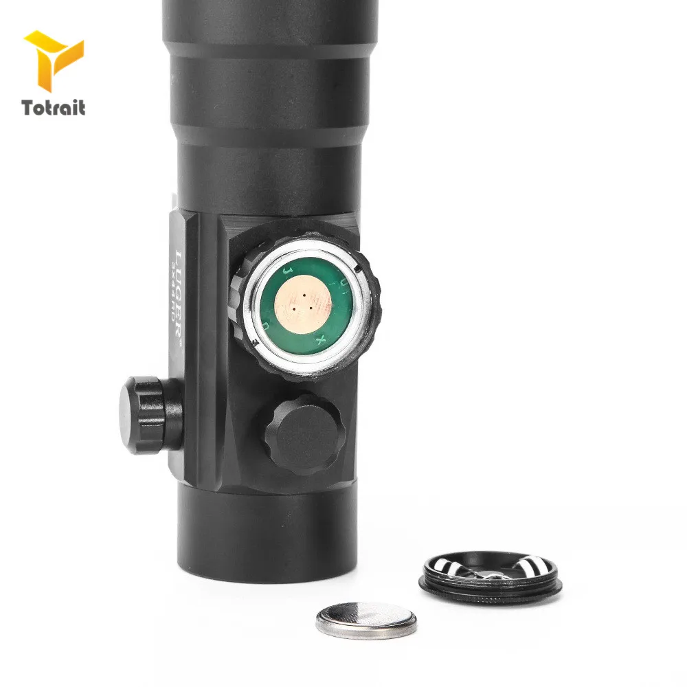 TOtrait 3X44 зеленый красный точечный прицел тактический оптика подходят 11/20 мм рельс прицелы для охоты