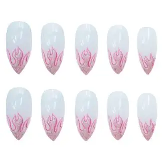 Meninas Fake Unhas, Sem Odor Padrão De Desenho Animado Meninas Press On Fake  Nails Pegajosa Cobertura Completa DIY para Nail Salon for Home para Nail  Technician(02) : : Beleza