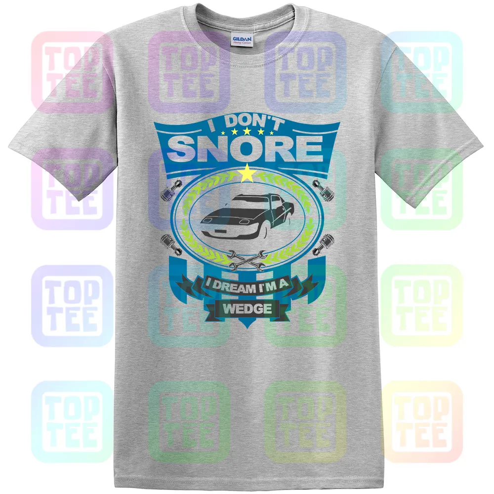 Herren футболка с изображением автомобиля-I don't snore I dream I'm a WEDGE Triumph TR7 Classic Retro