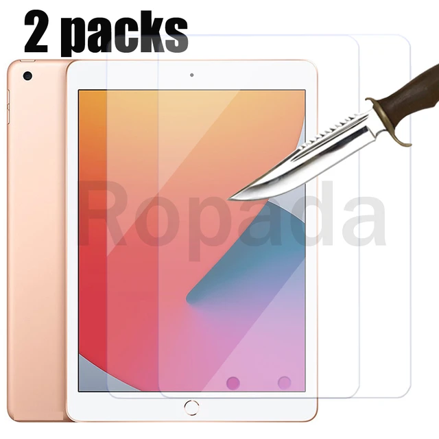 2 Packs screen protector for Apple iPad 9 10.2 2020 2021 9th 8th 7th  generation glass film tempered glass screen protection - AliExpress