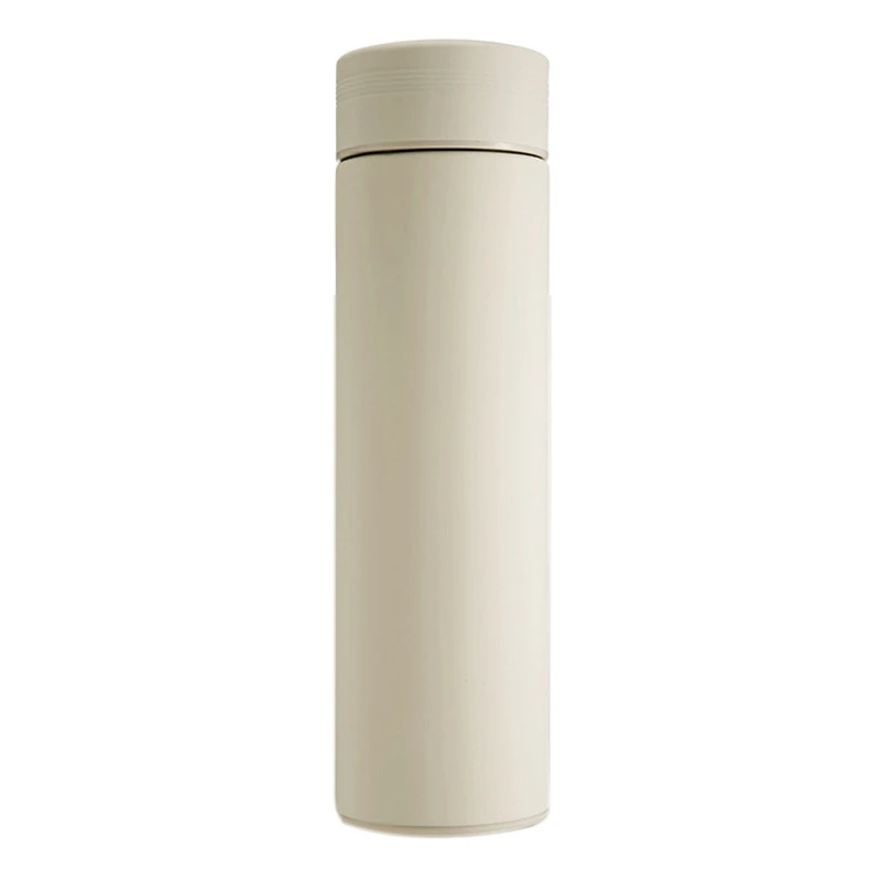 White 350ml Vacuum Flask with Filter Thermal Bottle Stainless Steel Thermal Cup Coffee Mug Water Bottle Office Business Home - Цвет: White 350ml