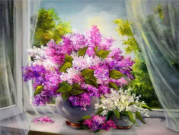 ZOOYA 5D DIY Алмазная вышивка Стразы Алмазная вышивка крестиком Алмазная картина цветы ваза для цветов с маками AT1426 - Цвет: AT1426-5