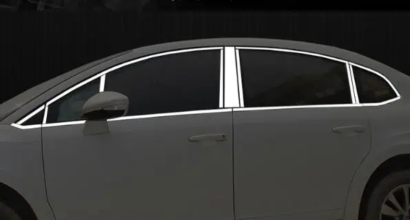 Верхняя звезда 304 # Отделка окон из нержавеющей стали для Citroen C4 седан/Хэтчбек 2007